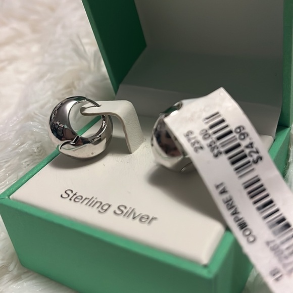 Rachel Zoe sterling silver earrings, new - Picture 2 of 8